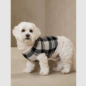 Lazar Plaid Dog Sweater - Size Large